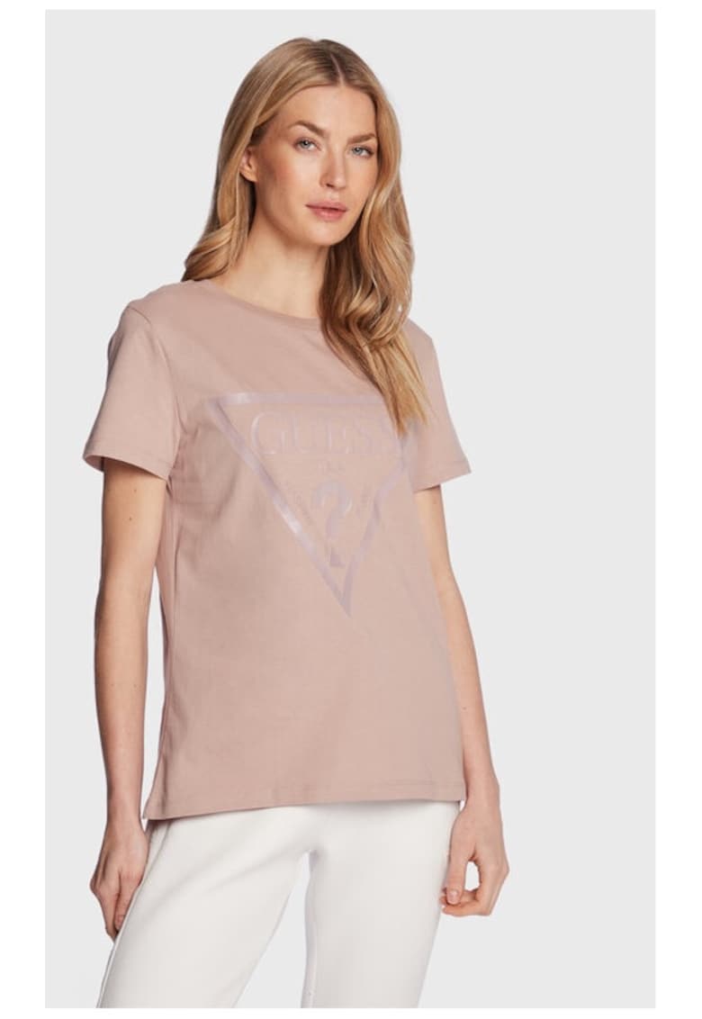 Tricou dama - 092895 - Roz - Bumbac -