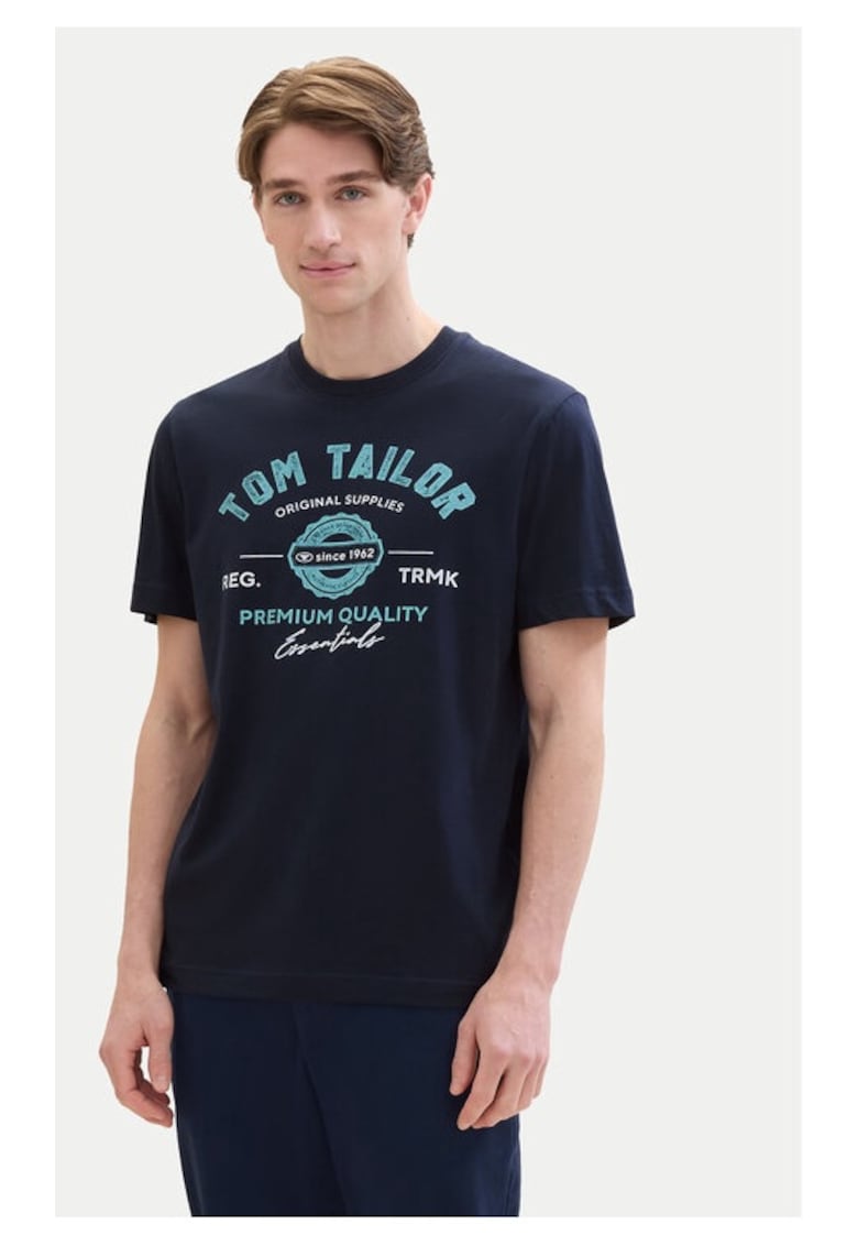 Tricou barbati - 753351 - Bleumarin - Bumbac