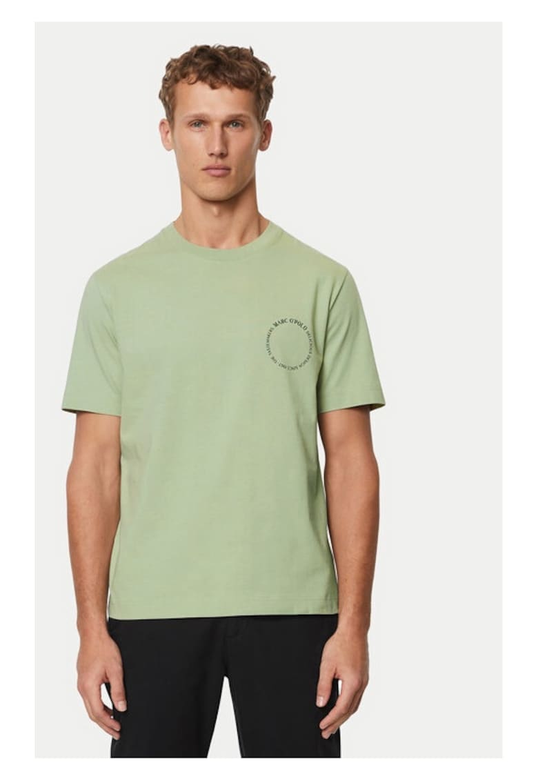 Tricou barbati - 609368 - Verde - Bumbac