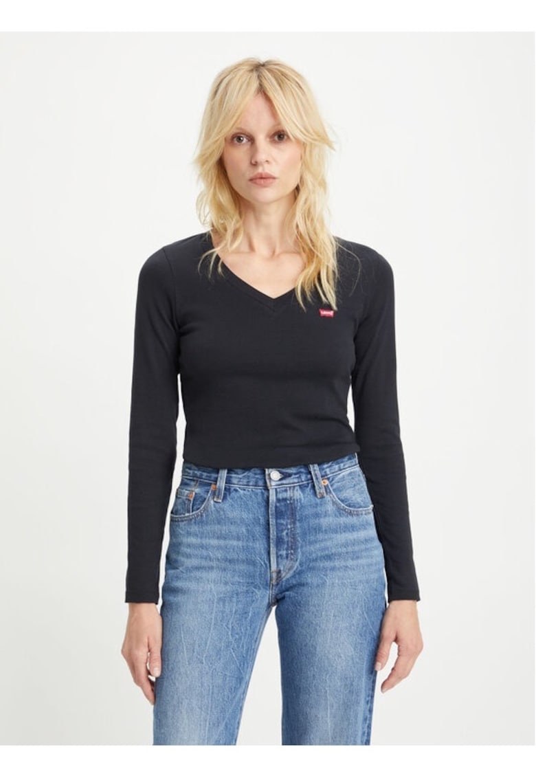 Tricou dama - 835899 - Negru - Bumbac -