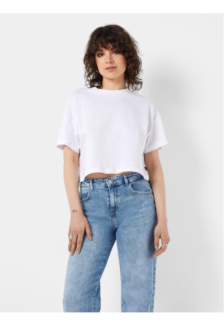 Tricou dama -  483326 - Alb - Bumbac - Tricou dama -  483326 - Alb - Bumbac -