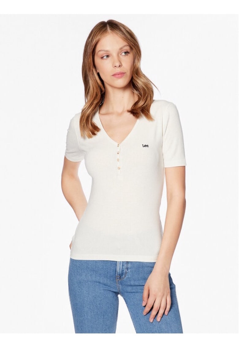 Tricou dama - 745906 - Ecru - Poliester -