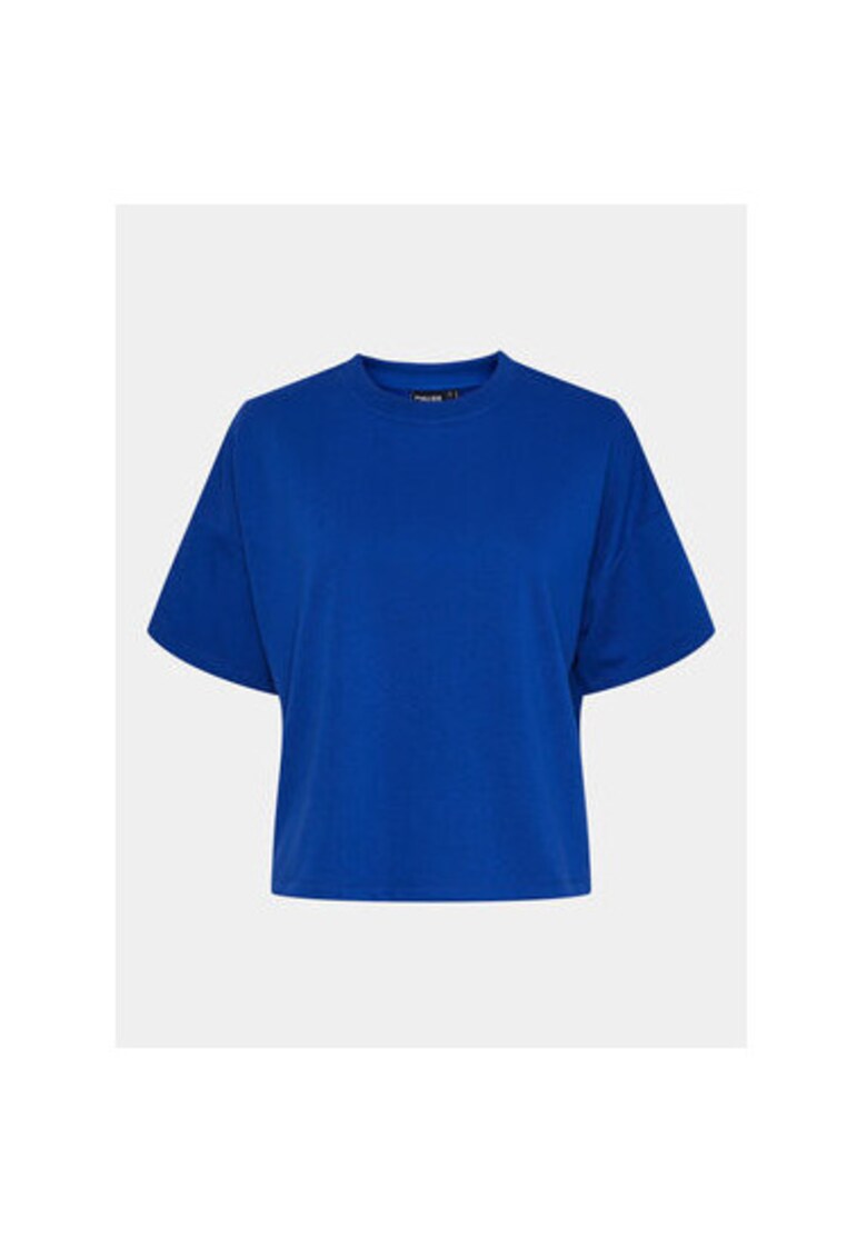 Tricou dama - 431938 - Albastru - Bumbac -