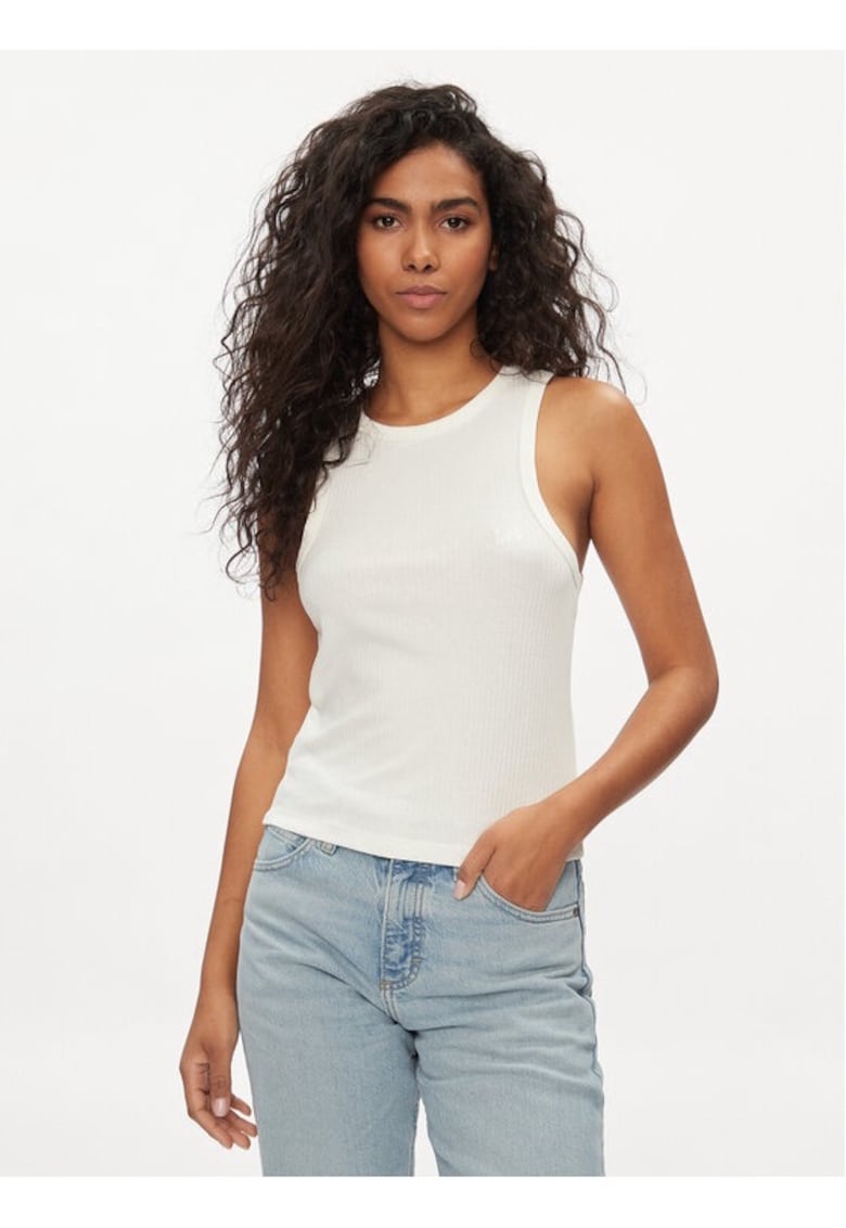 Tricou dama - 592479 - Ecru - Bumbac -