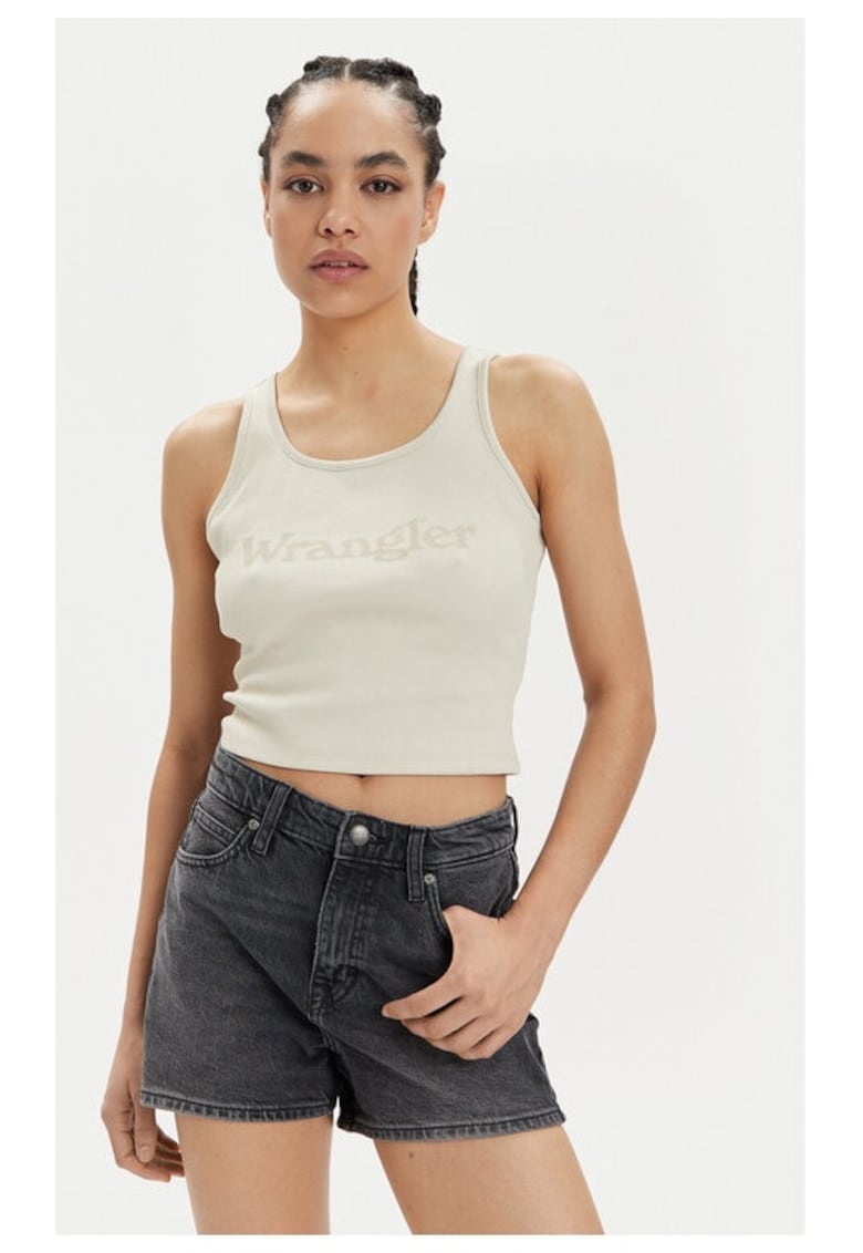 Tricou dama - 593315 - Bej - Bumbac