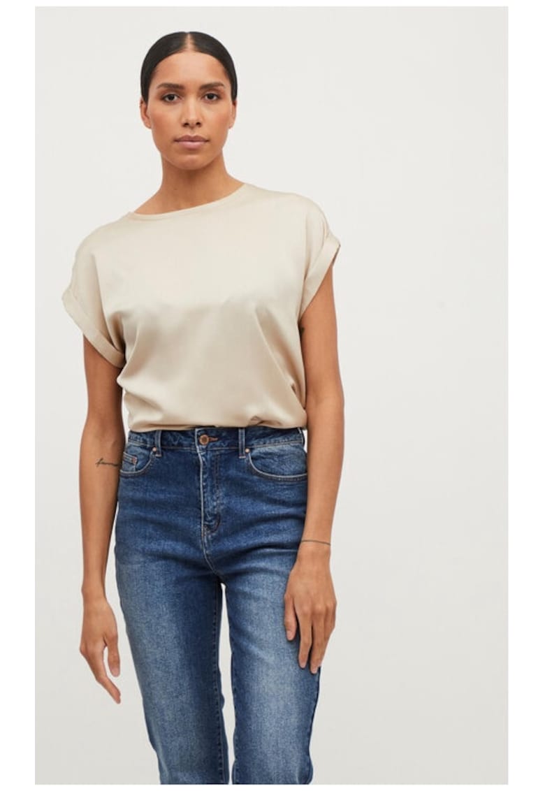 Tricou dama - 499044 - Bej - Poliester