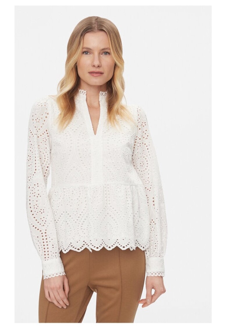 Bluza dama - Alb - Bumbac