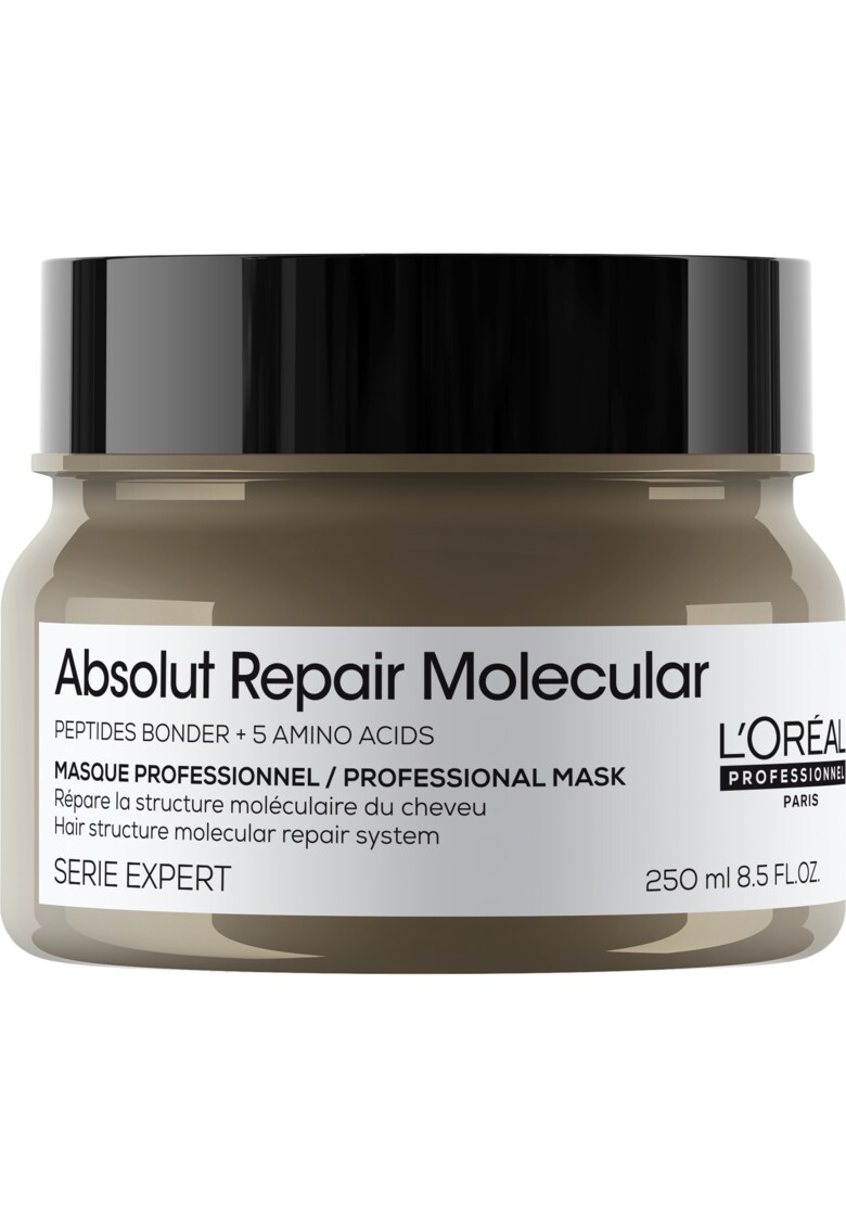 Masca concentrata pentru par deteriorat L’Oreal Professionnel Serie Expert Absolut Repair Molecular - formulata cu legaturi peptidice si 5 aminoacizi