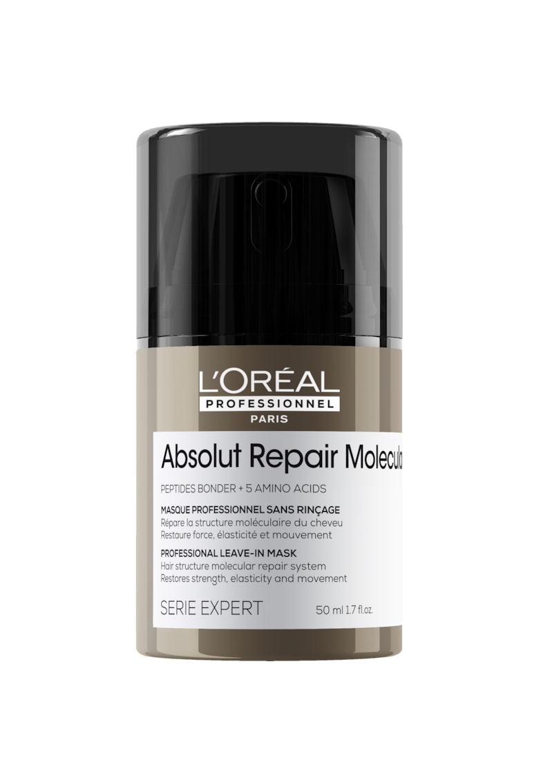 Crema pentru par deteriorat L’Oreal Crema leave-in fara clatire L’Oreal Professionnel Serie Expert Absolut Repair Molecular cu protectie termica - pentru par deteriorat