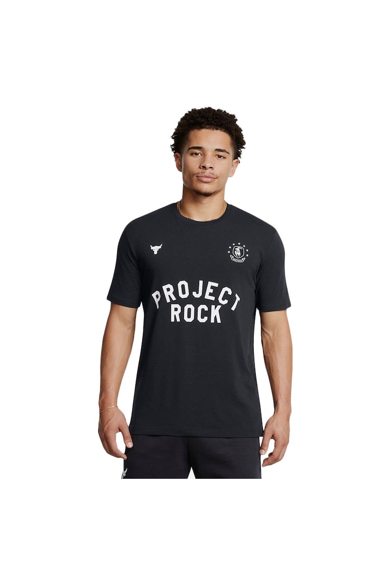 Tricou Project Rock 1386890-001 - Barbati - Negru