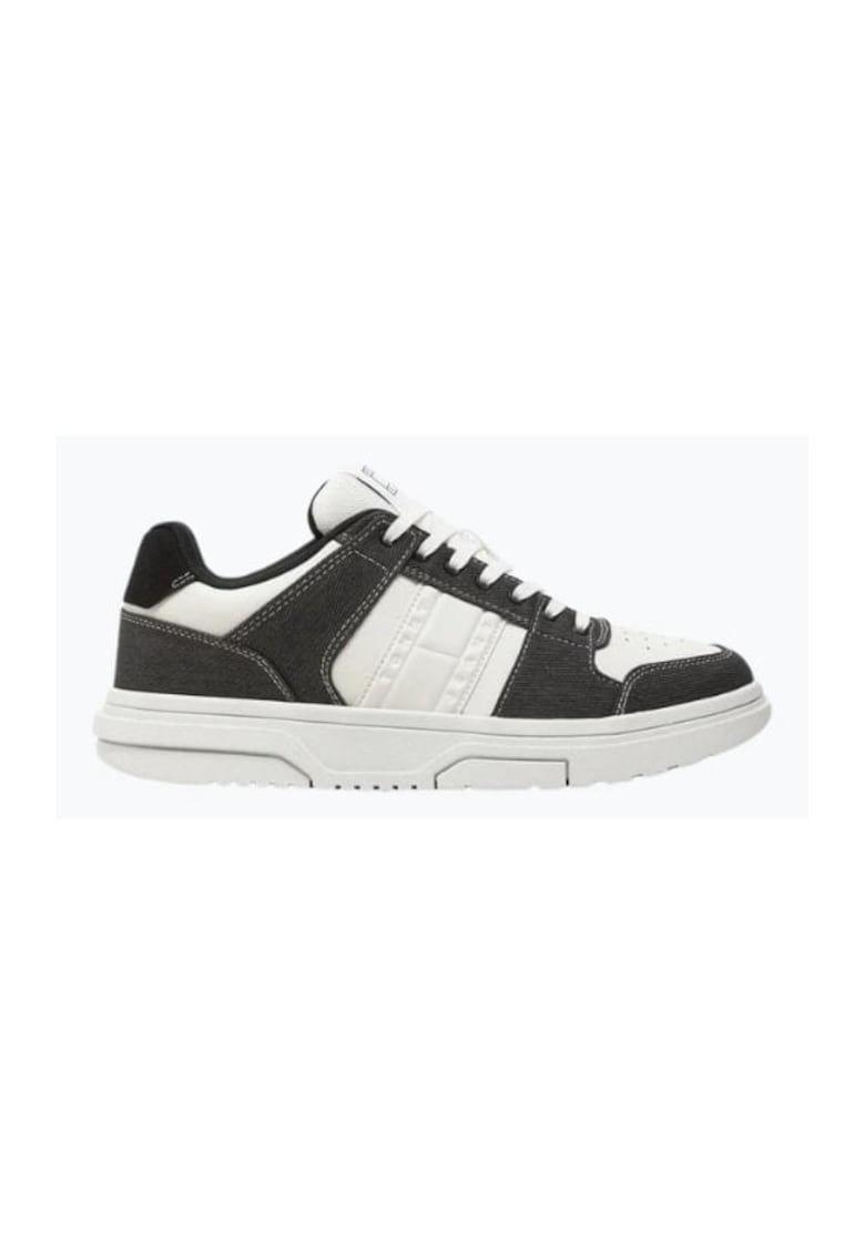 Sneakers barbati - The Brooklyn Mix Material - EM0EM01428 - Negru