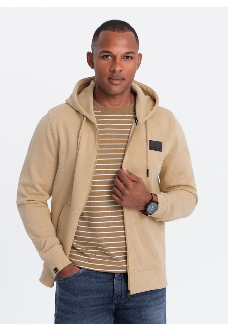 Hanorac OM-SSZP-0140 - Barbati - Cu fermoar - Cu gluga Hanorac OM-SSZP-0140 - Barbati - Cu fermoar - Cu gluga