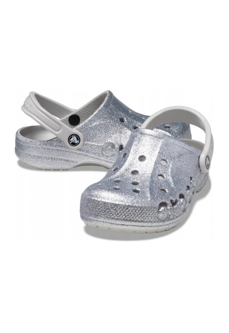 Saboti Femei - Baya Glitter 205925 Clog - Argintiu -