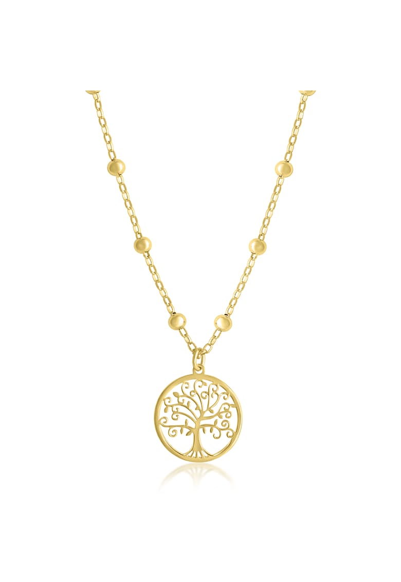 Colier cu Pomul Vietii din Argint 925 - Placat cu Aur 18 Kt - 4.30g