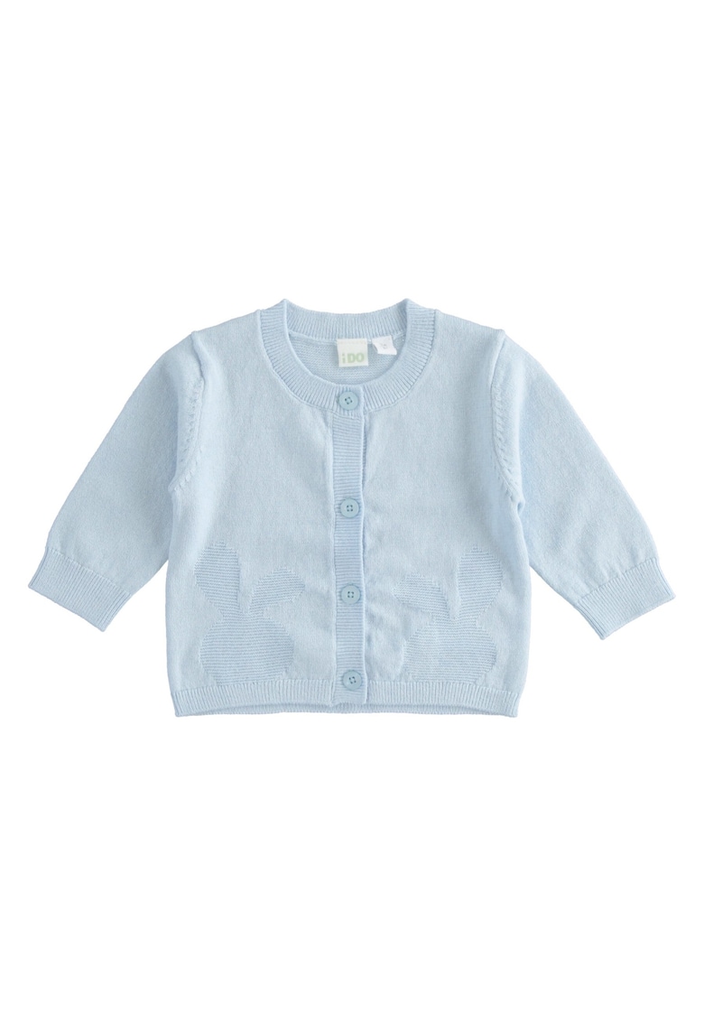 Cardigan tricot bebe baiat - 4.5220 - Albastru ciel