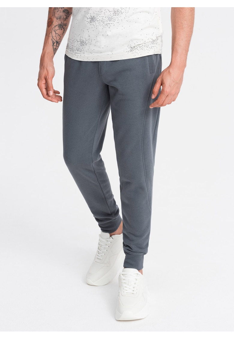 Pantaloni lungi sport OM-PABS-0174 - Barbati - Joggers