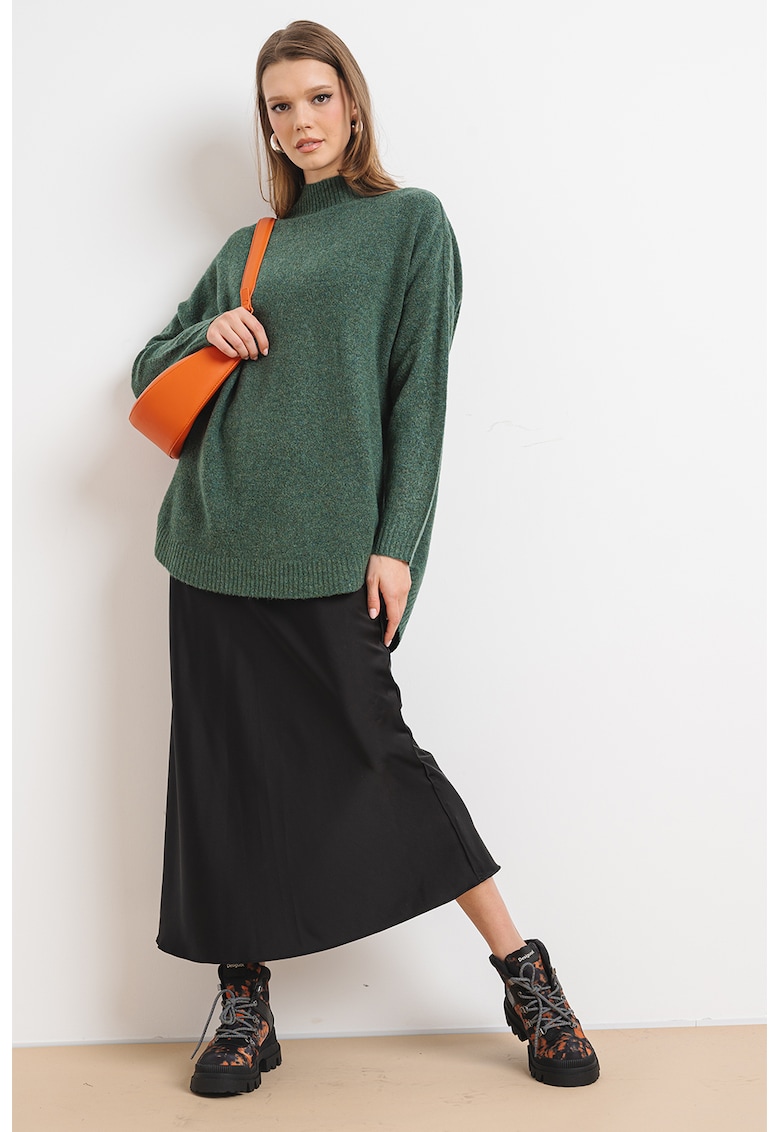 Pulover lejer cu maneci cazute