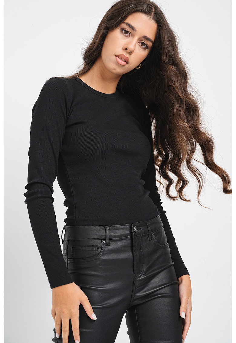 Bluza slim-fit din amestec de bumbac organic Chloe Bluza slim-fit din amestec de bumbac organic Chloe