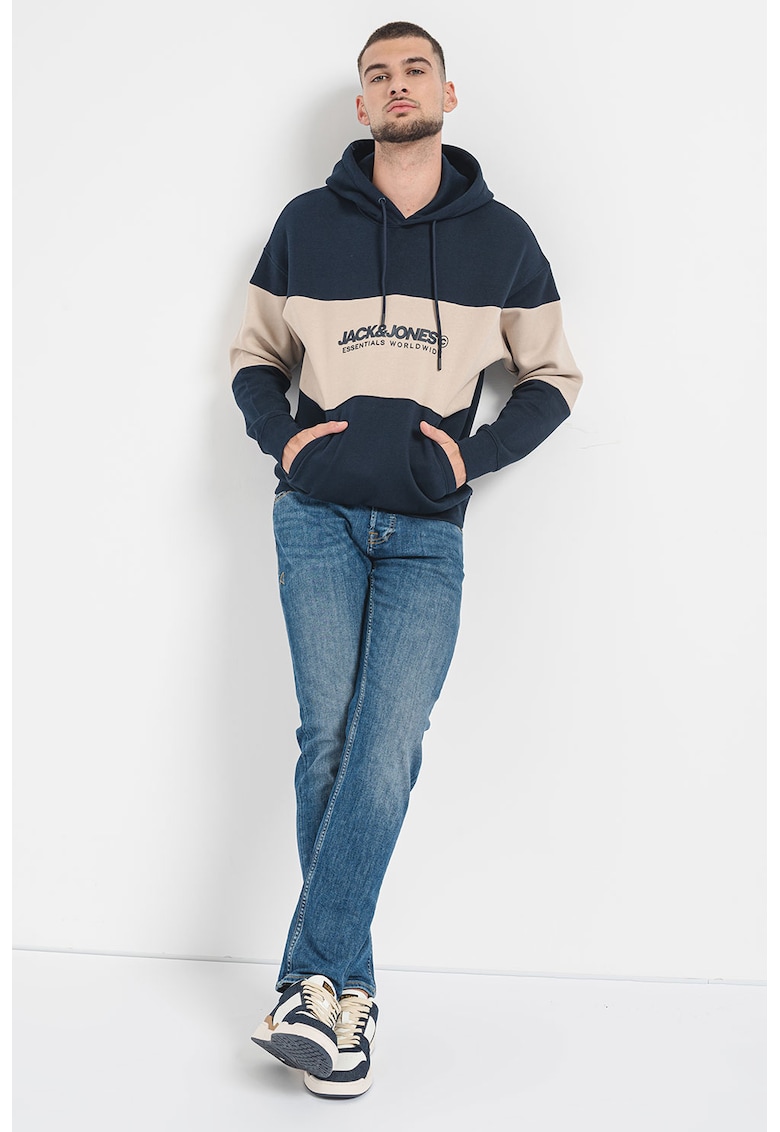 Hanorac cu imprimeu logo si buzunar kangaroo Legacy