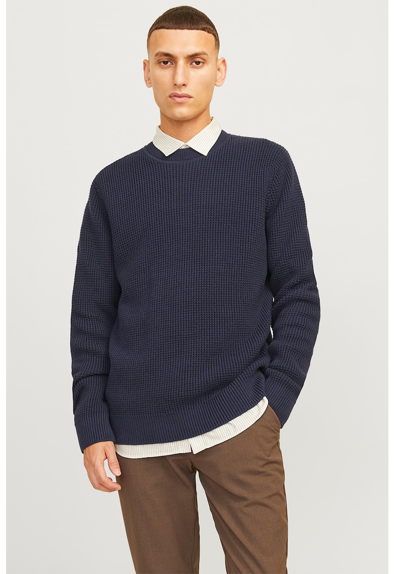 Pulover cu decolteu rotund