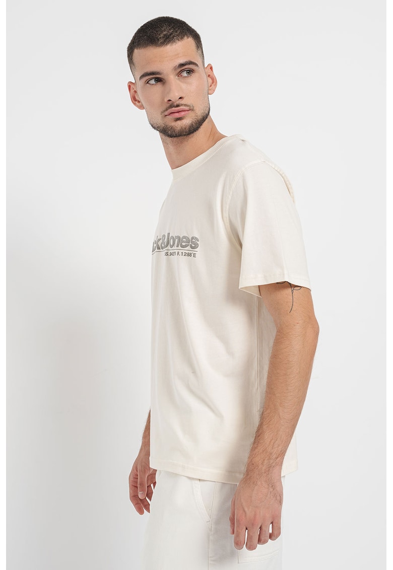 Tricou de bumbac cu logo