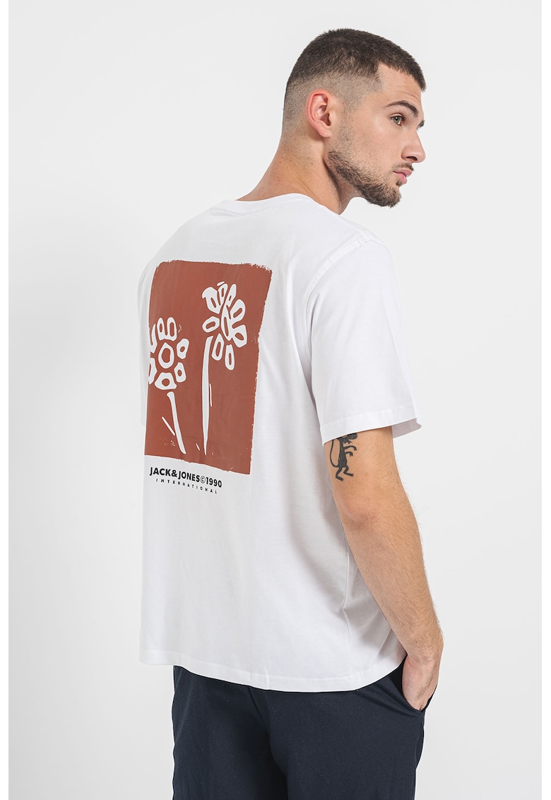 Tricou de bumbac cu imprimeu grafic