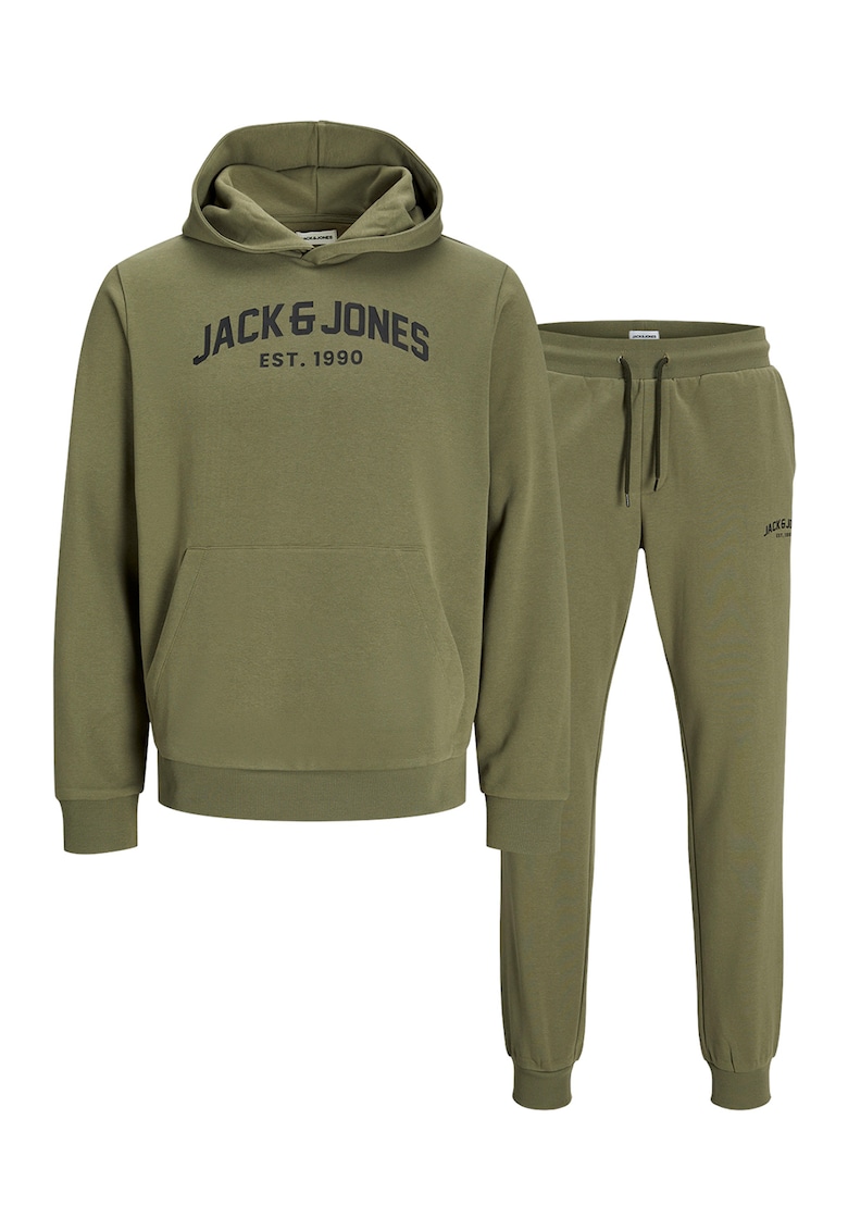 Jack&Jones - Trening din amestec de bumbac cu gluga