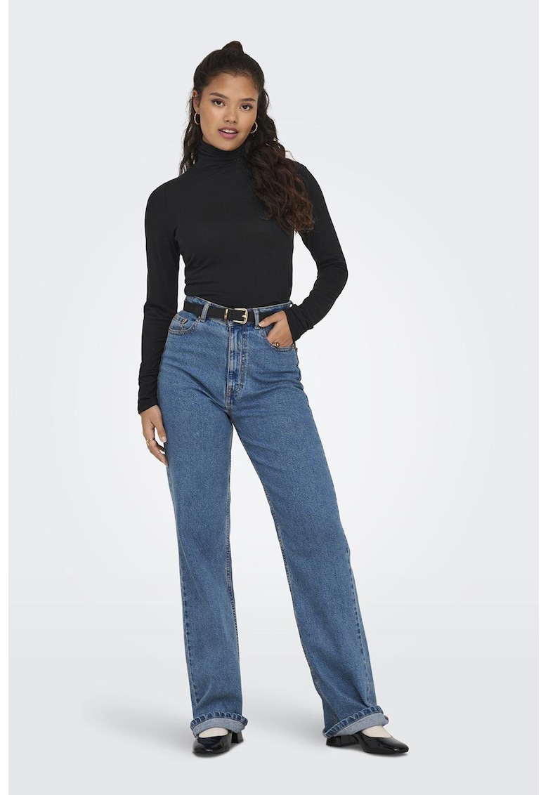 Bluza din amestec de lana cu guler inalt Suma