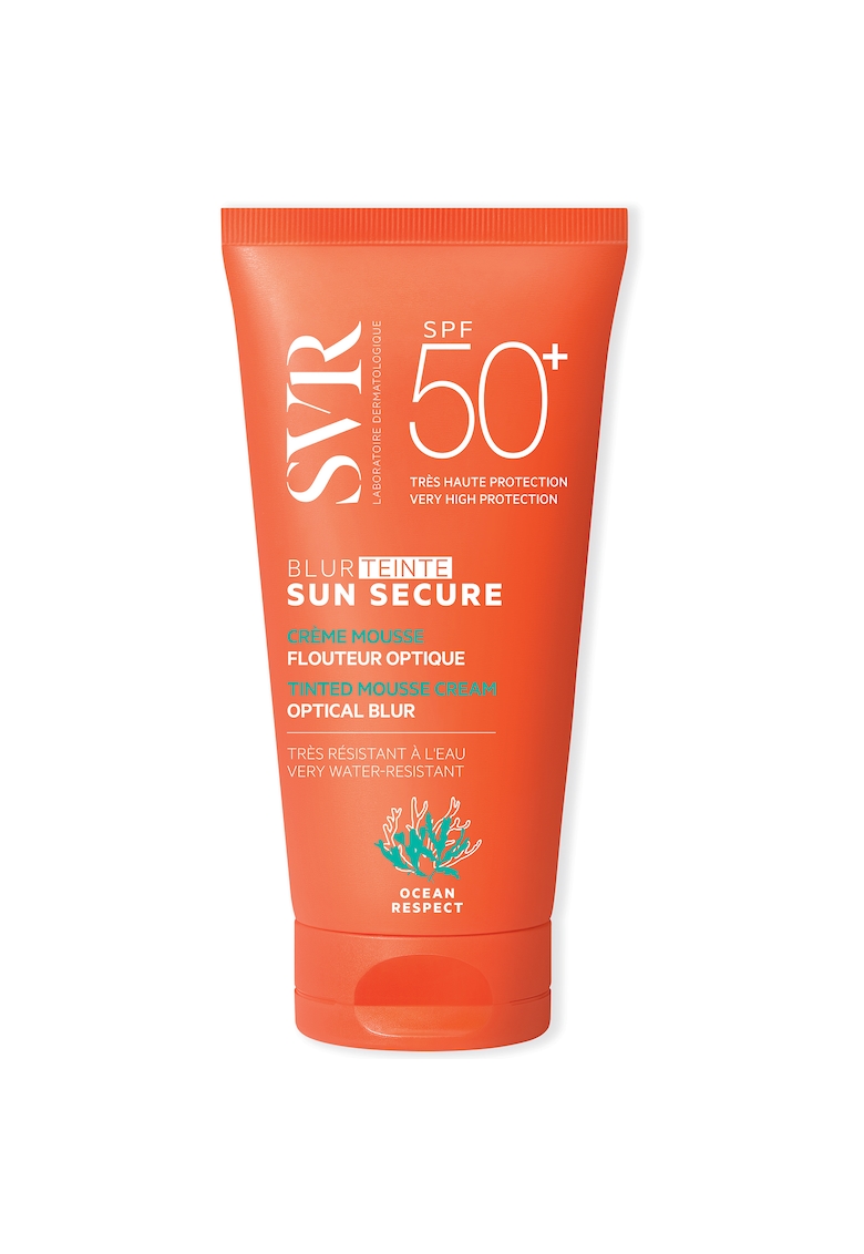 Crema spuma nuantatoare cu protectie solara SPF50+  Sun Secure Blur Beige Rose - 50 ml