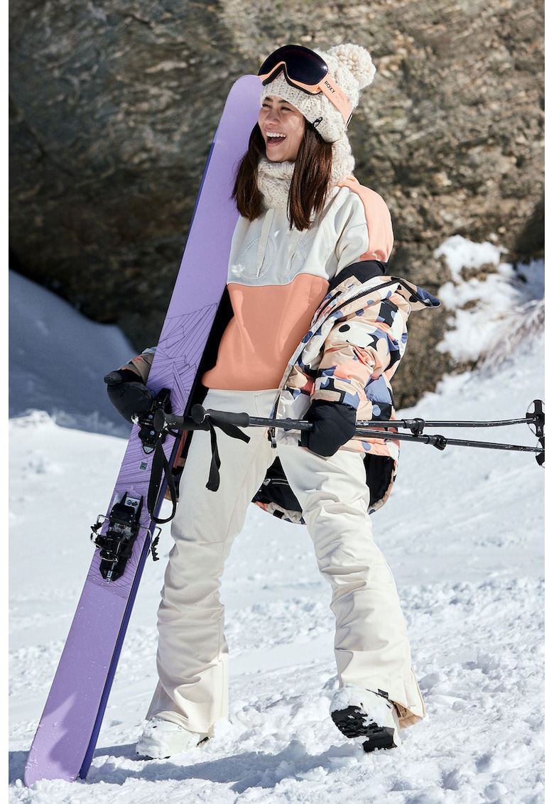 Hanorac supradimensionat cu logo brodat - pentru schi Liberty