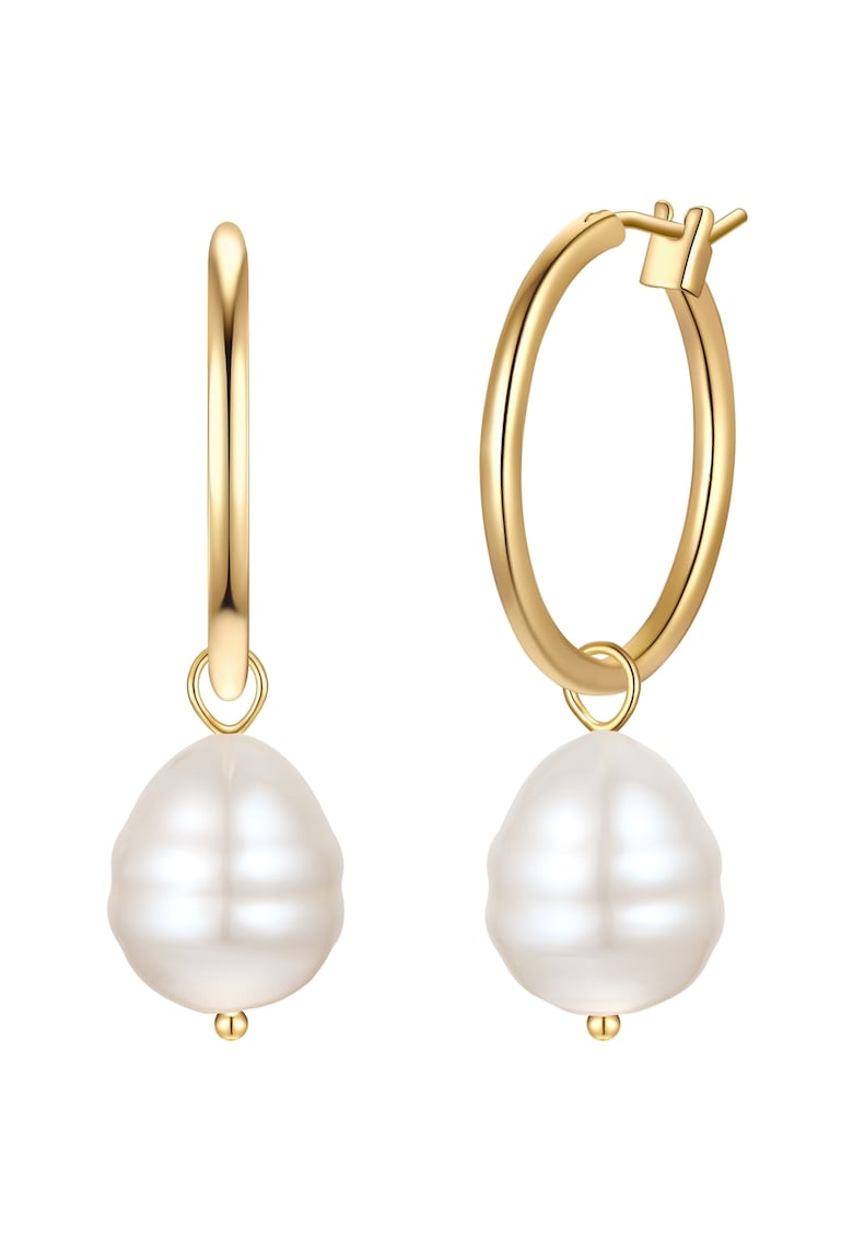 Cercei rotunzi cu perla