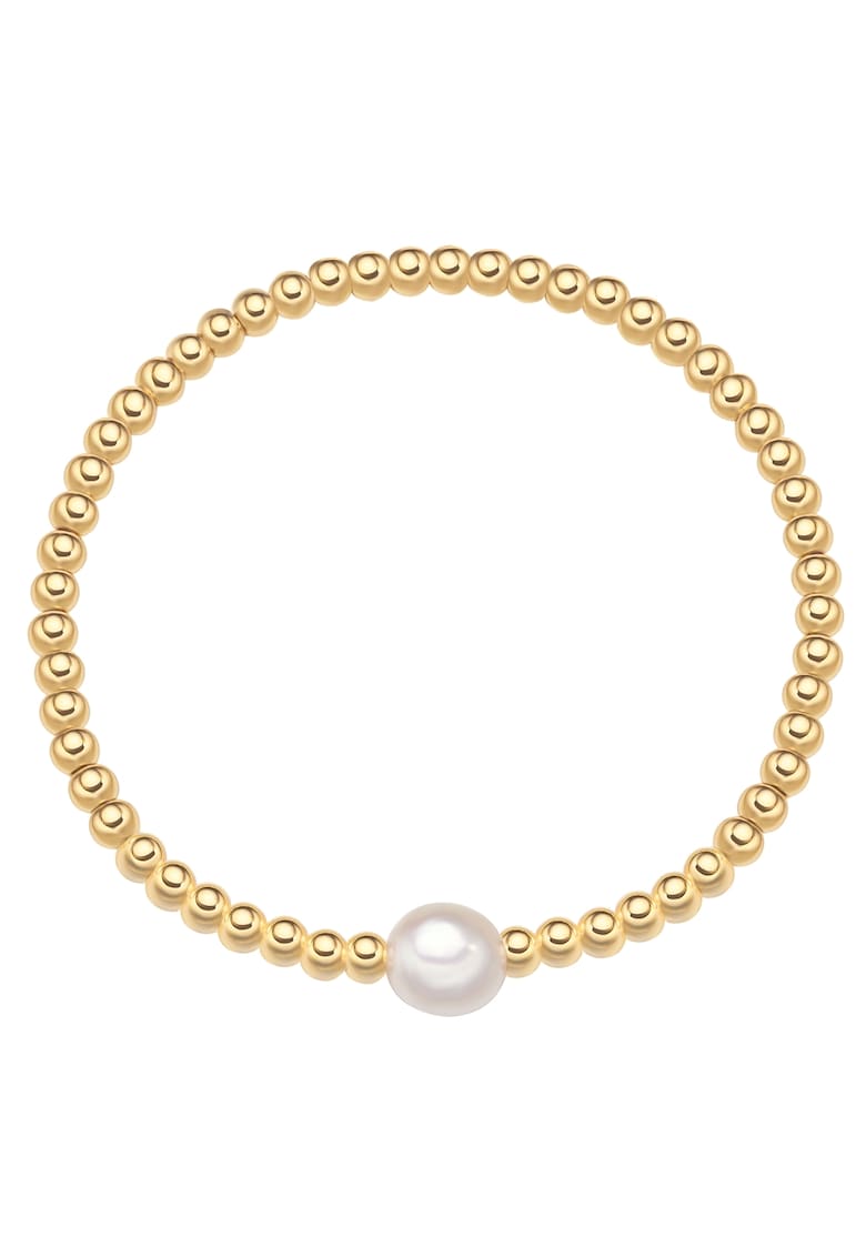Bratara cu perla de apa dulce - Alb