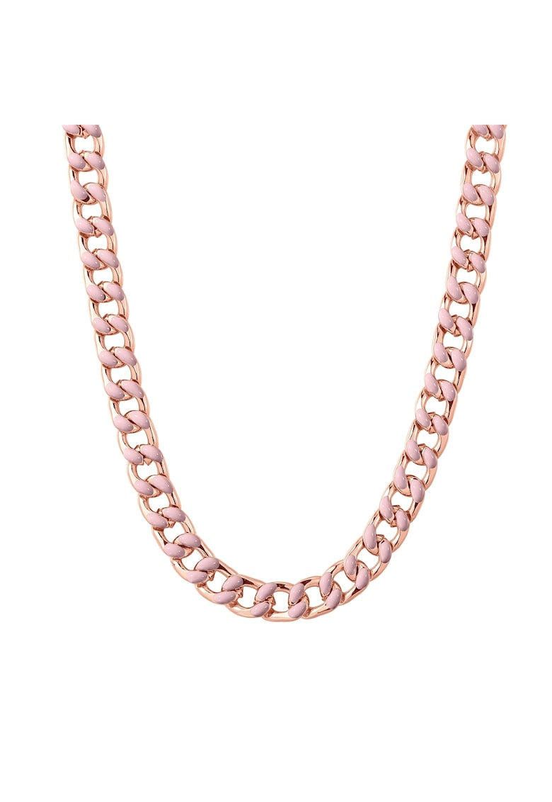 Colier placat cu aur rose de 14k