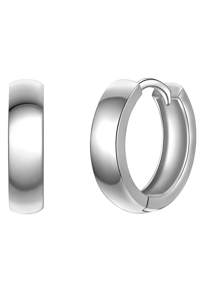 Cercei rotunzi - Argintiu