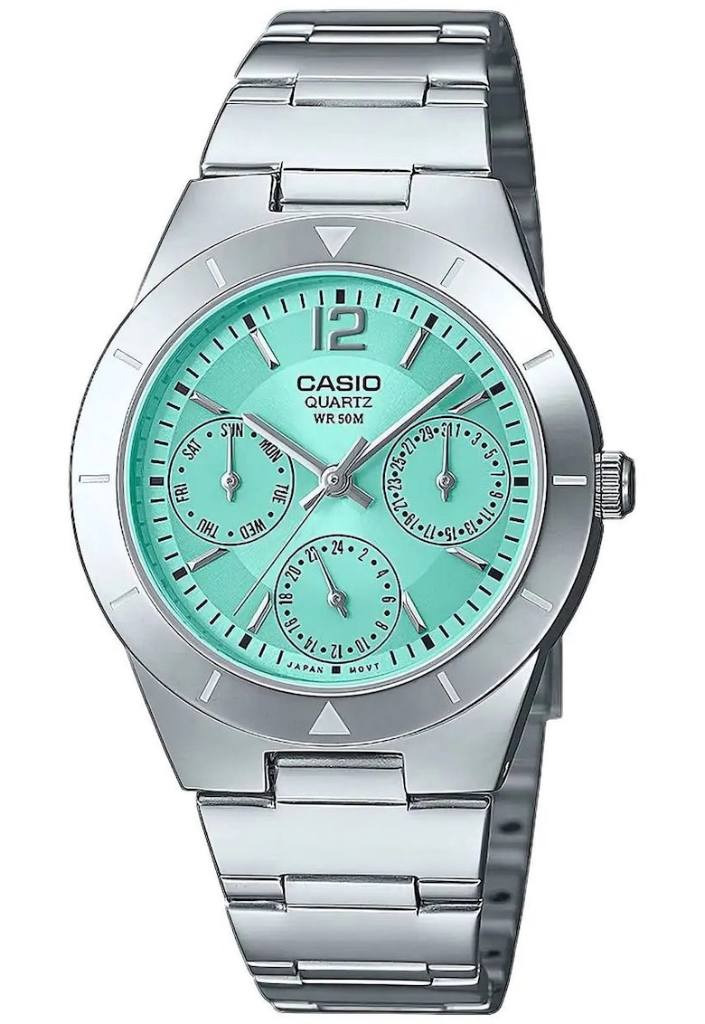 Ceas Damski Quartz LTP-2069D-2A3VEF - Bratara Argintie - Rezistent la apa 5 ATM