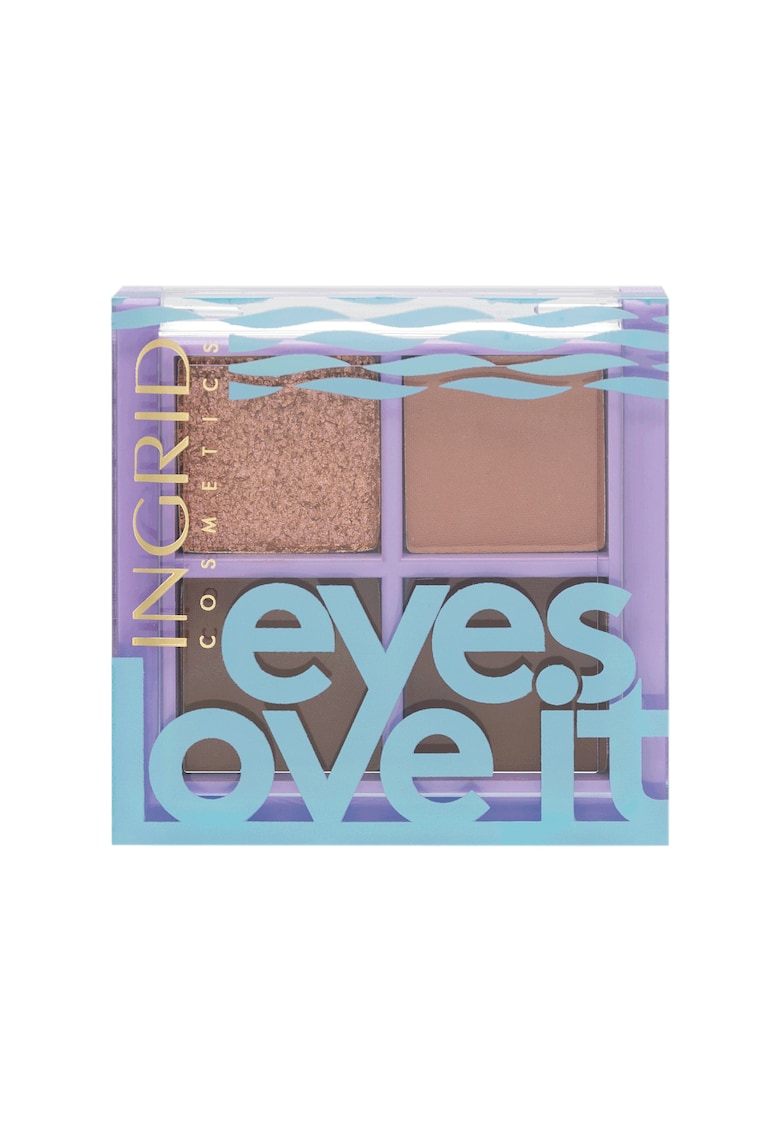 Paleta de farduri de pleoape Love it  03 Multicolor - 5 g