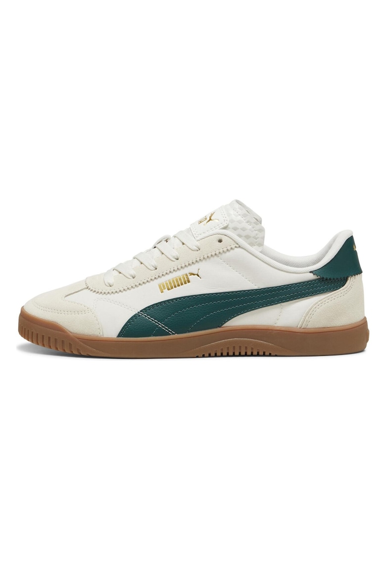 Pantofi sport cu garnituri de piele intoarsa Club 5v5 Lux - Alb