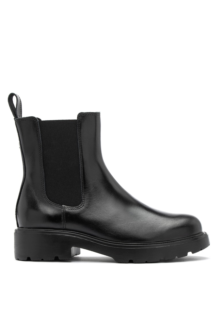 Ghete Chelsea cu segmente din material textil