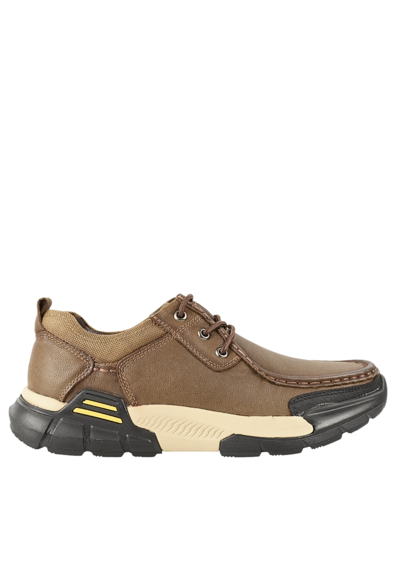 Pantofi sport - barbati - 23566 maro - piele naturala - Maro