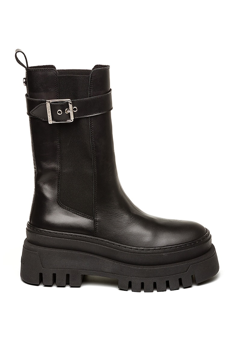 Ghete de piele ecologica flatform Diane