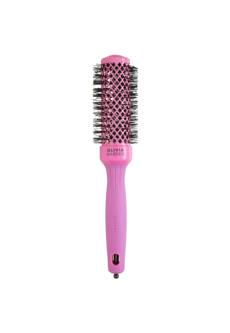 Perie de par profesionala Expert Blowout Shine roz 35 MM Ceramic + Ion