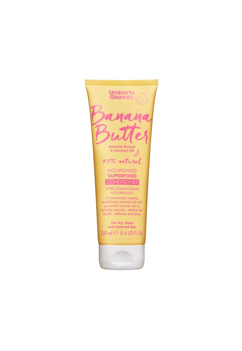 Balsam hranitor pentru par uscat - frizzy si texturat - Banana Butter - 250 ml