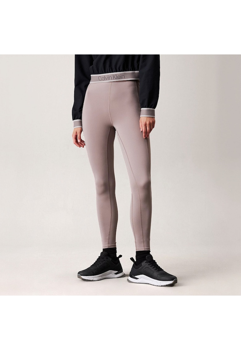 Pantaloni sport dama - Poliester/Elastan - Bej