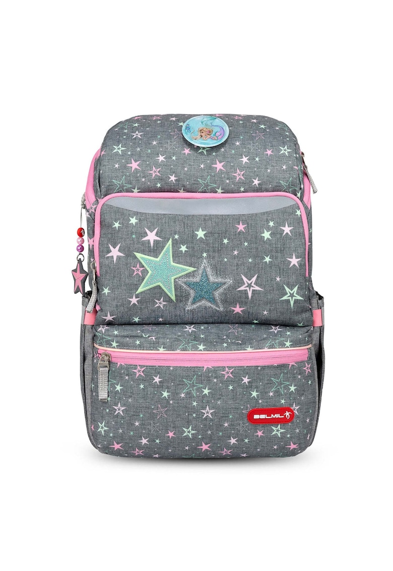 Rucsac dreptunghiular cu buzunare multiple