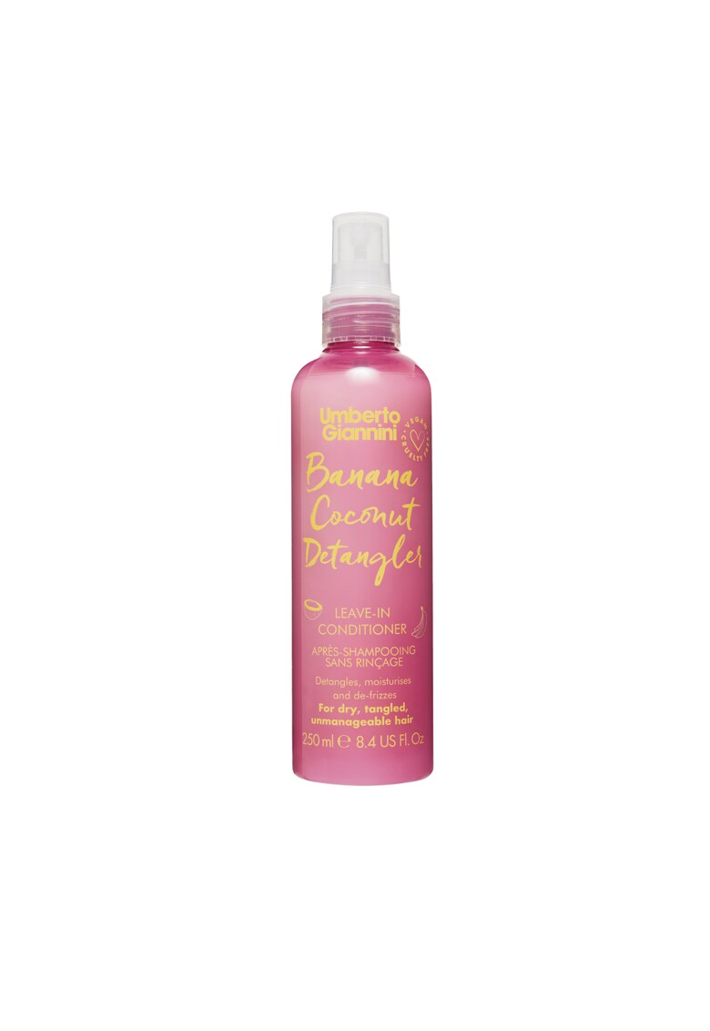 Balsam leave-in tip spray pentru descurcarea parului uscat si texturat - Banana Coconut Detangler - 250 ml