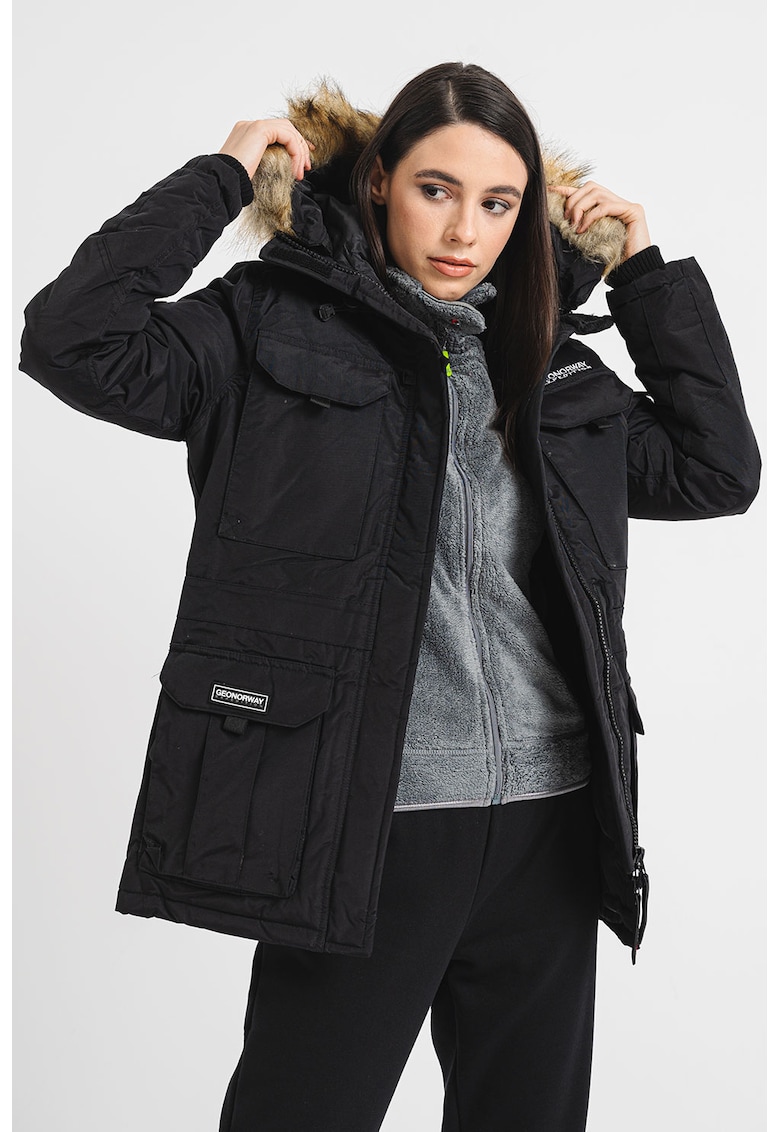 Geaca cu vatelina - gluga si buzunare multiple Baliverne