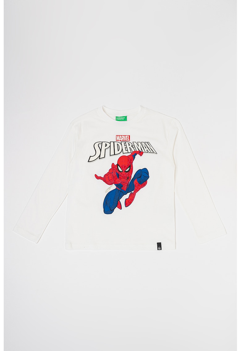 Bluza de bumbac cu imprimeu Spider-Man