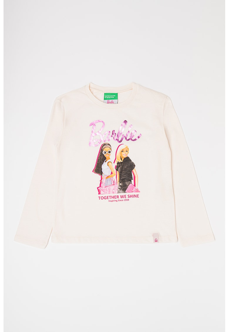 Bluza de bumbac imprimeu Barbie