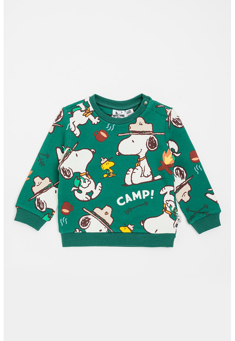 Bluza de trening din amestec de bumbac cu imprimeu