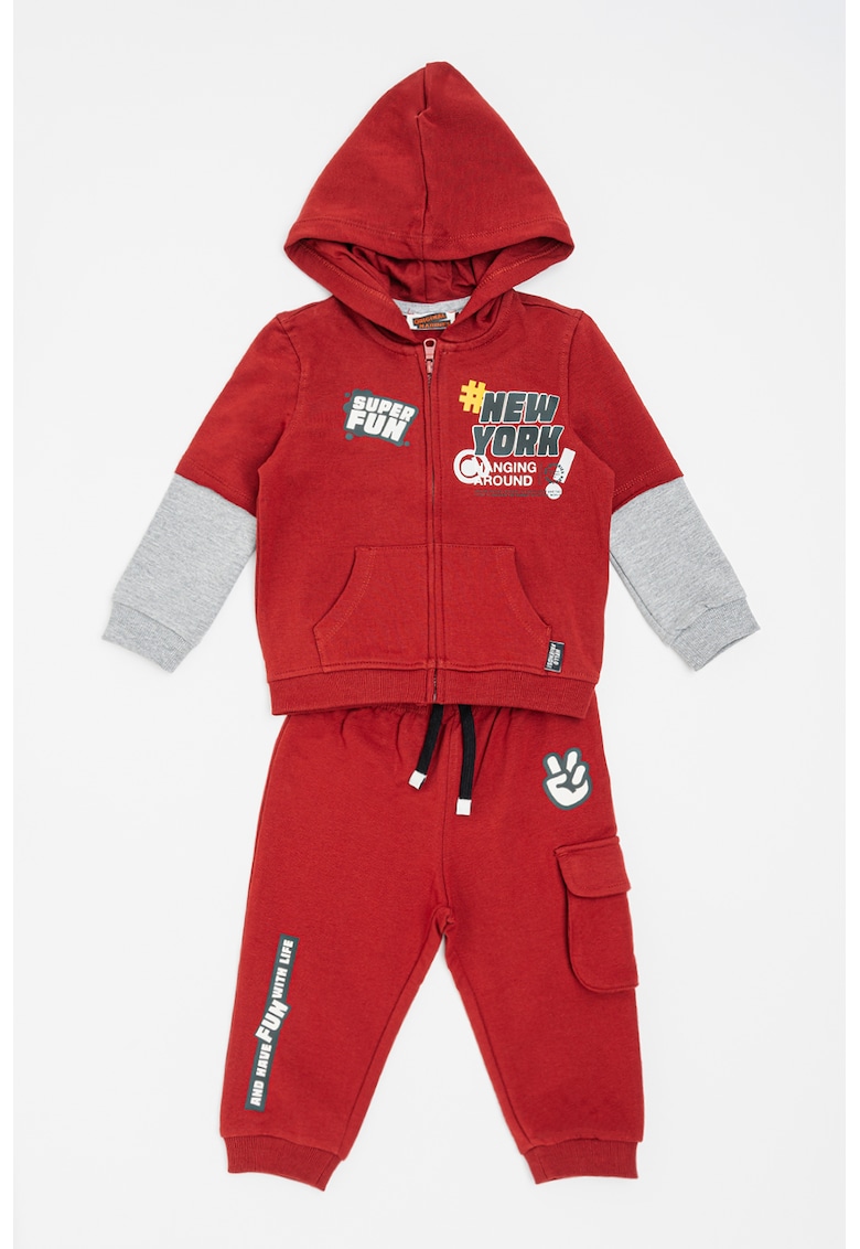 Trening cu gluga si buzunare